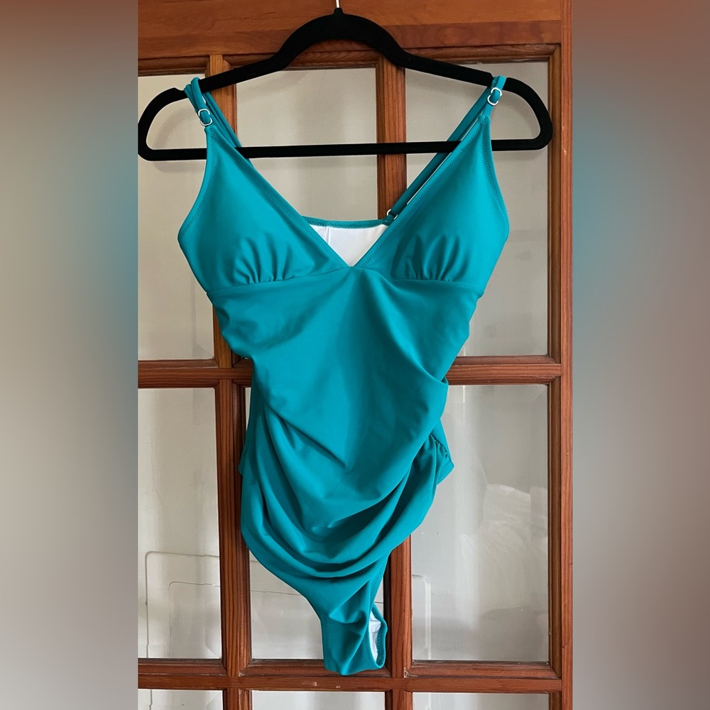 Turquoise One Piece Swimsuit